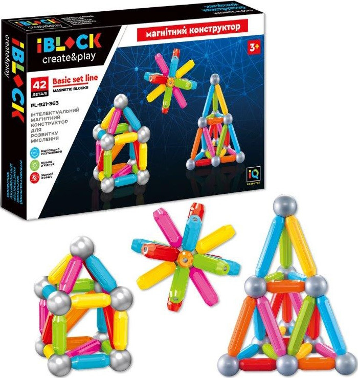 Конструктор iBlock Magnetic Blocks PL-921-363