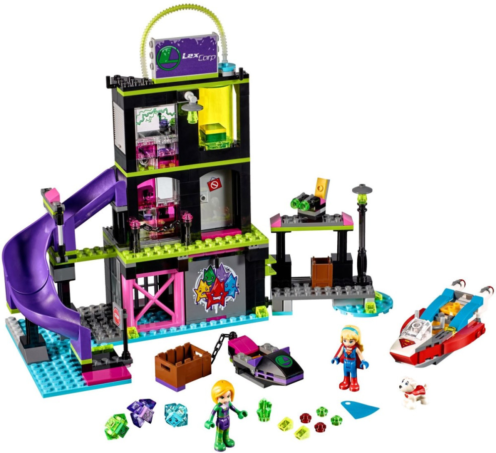 Конструктор Lego Lena Luthor Kryptomite Factory 41238