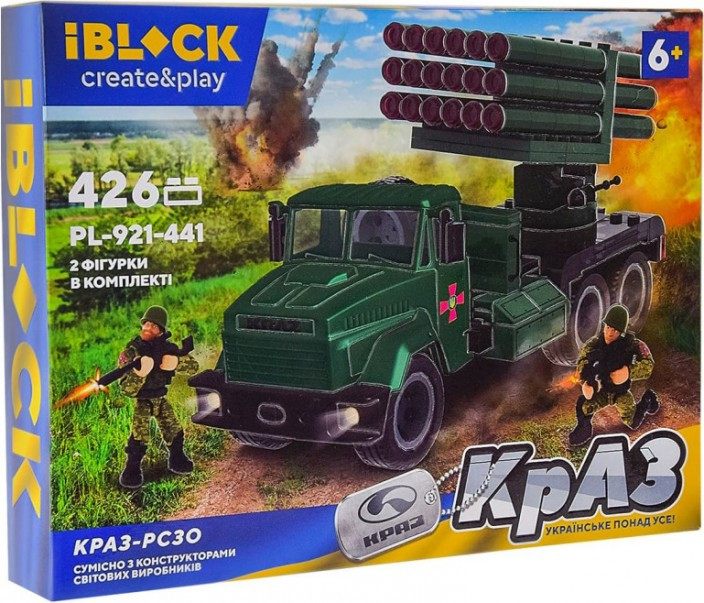 Конструктор iBlock Kraz RSZV PL-921-441