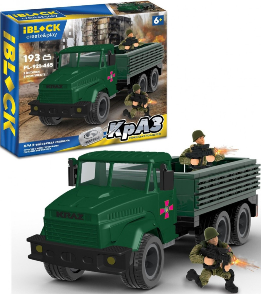 Конструктор iBlock Kraz Military Vehicle PL-921-445