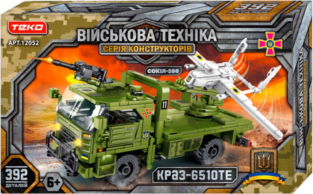 Конструктор TEKO Kraz-6510TE 12052