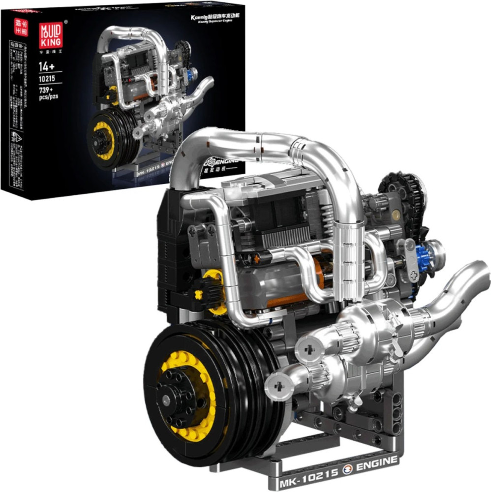 Конструктор Mould King Koenig Supercar Engine 10215