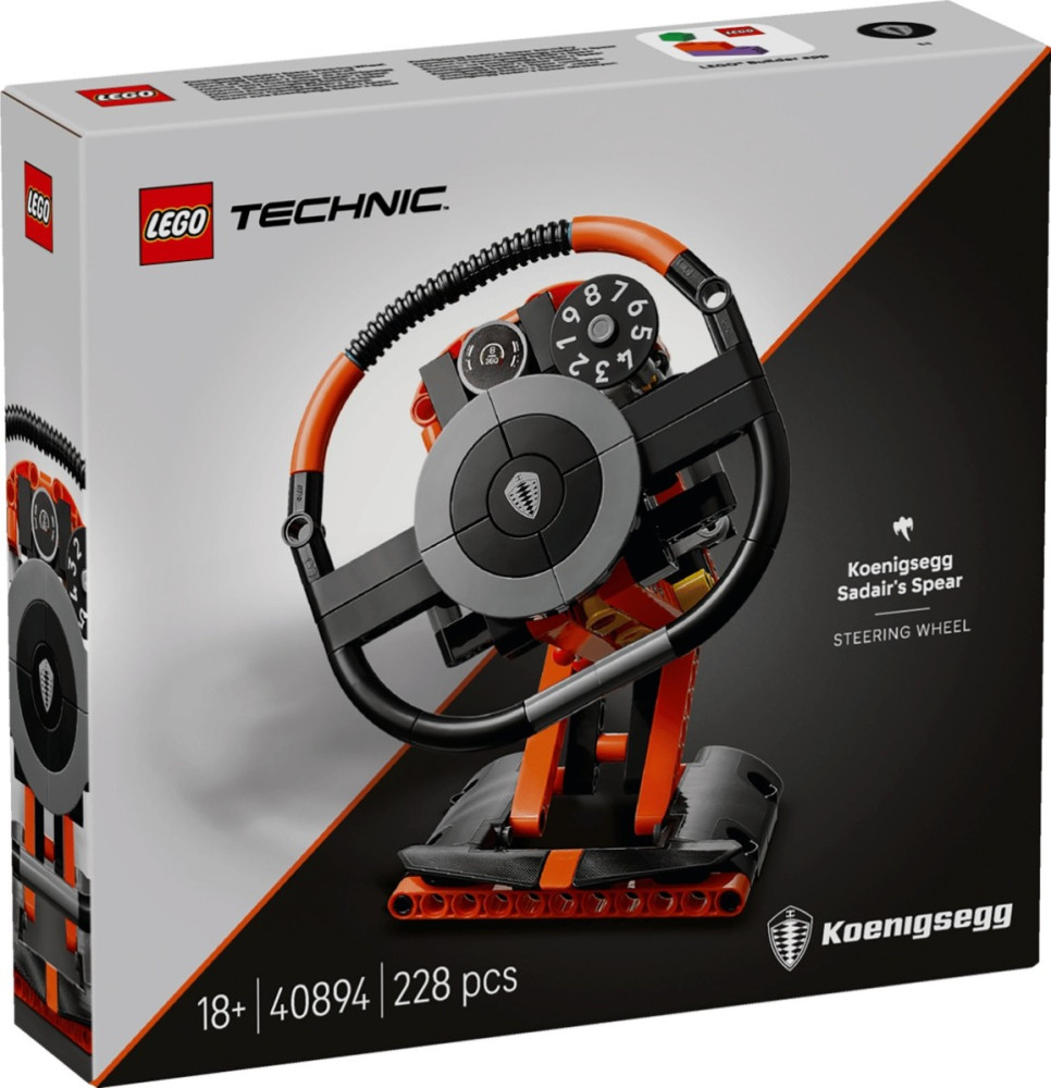 Конструктор Lego Koenigsegg Sadairs Spear Steering Wheel 40894