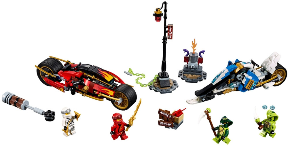Конструктор Lego Kais Blade Cycle and Zanes Snowmobile 70667