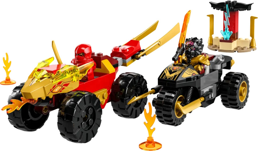 Конструктор Lego Kai and Rass Car Bike Battle 71789