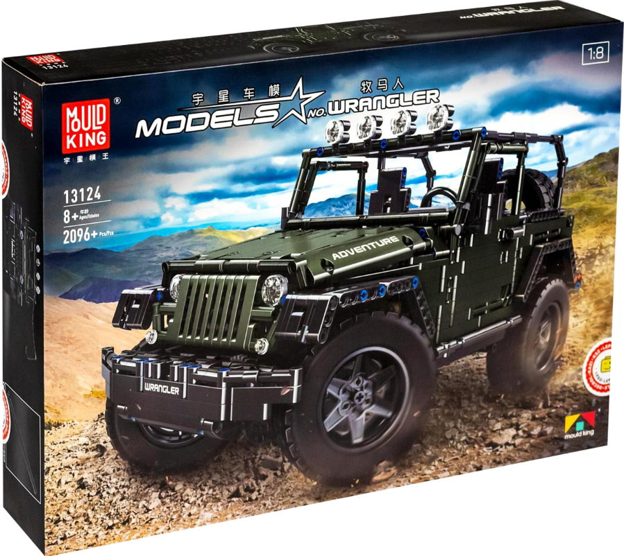 Конструктор Mould King Jeep Wrangler Rubicon 13124