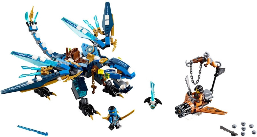 Конструктор Lego Jays Elemental Dragon 70602
