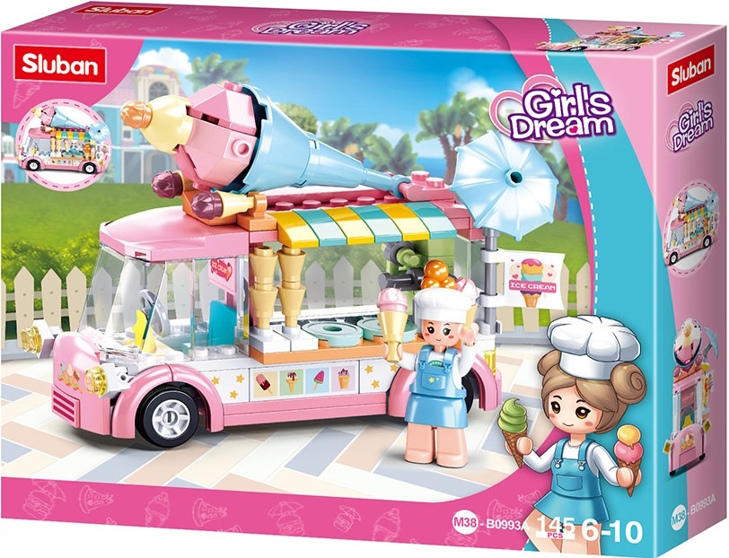 Конструктор Sluban Icecream Car M38-B0993A