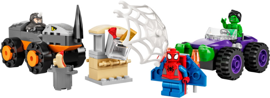 Конструктор Lego Hulk vs Rhino Truck Showdown 10782