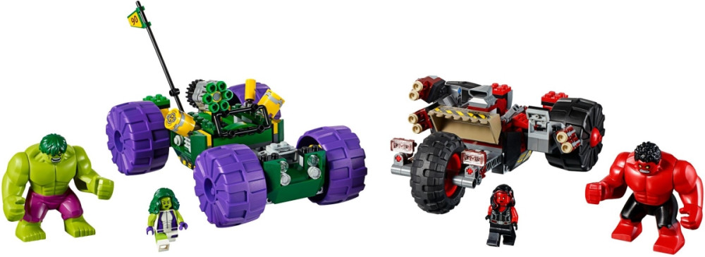 Конструктор Lego Hulk vs. Red 76078