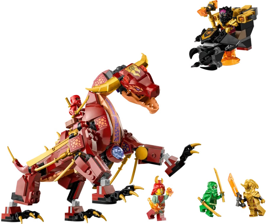 Конструктор Lego Heatwave Transforming Lava Dragon 71793
