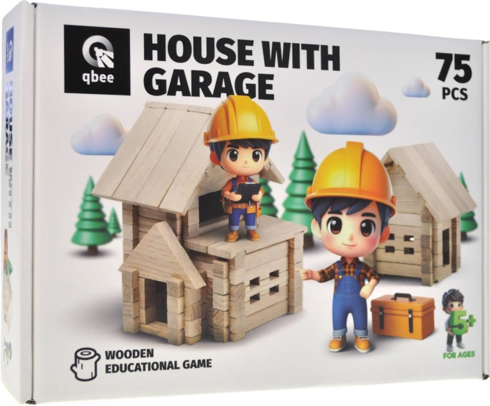 Конструктор Qbee Hause with Garage QB700-004