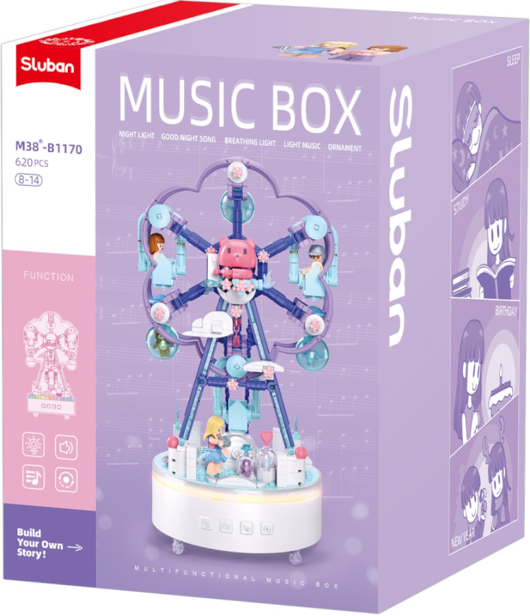 Конструктор Sluban Happy Star Music Box M38-B1170