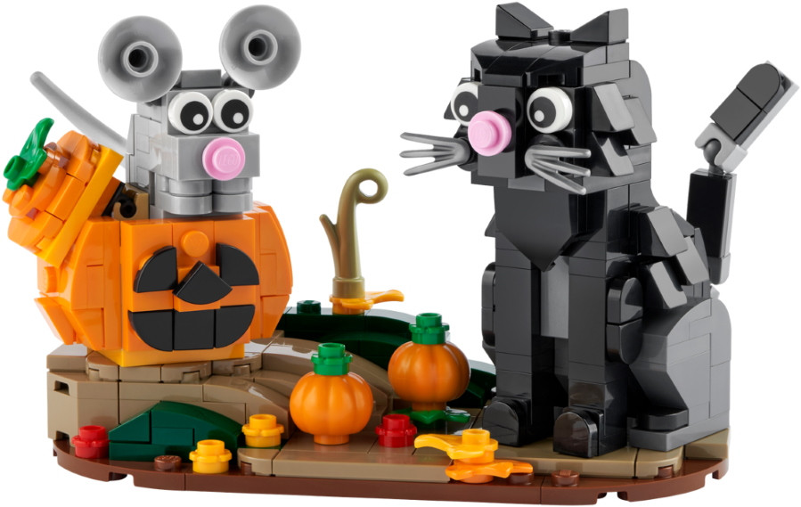 Конструктор Lego Halloween Cat and Mouse 40570