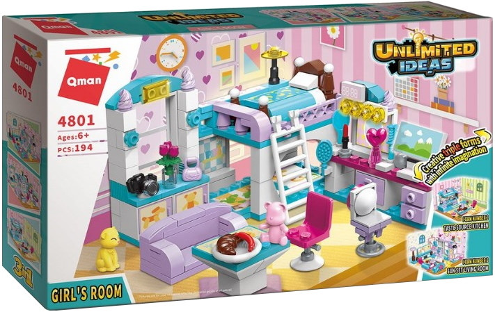 Конструктор Qman Girls Room 4801