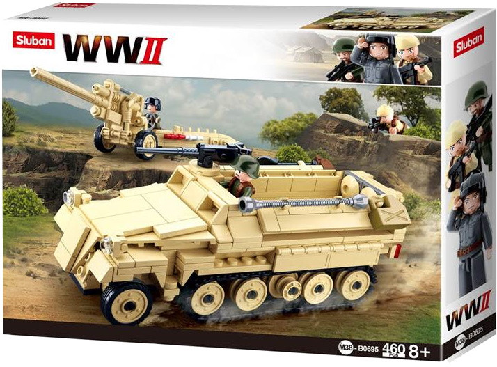 Конструктор Sluban German Half-Track M38-B0695