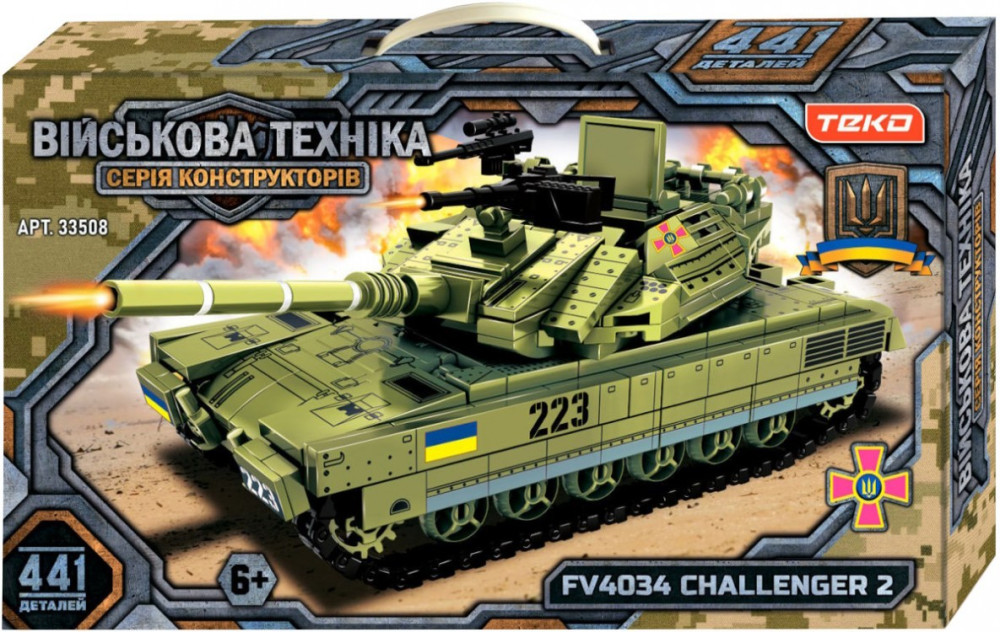 Конструктор TEKO FV4034 Challenger 2 33508