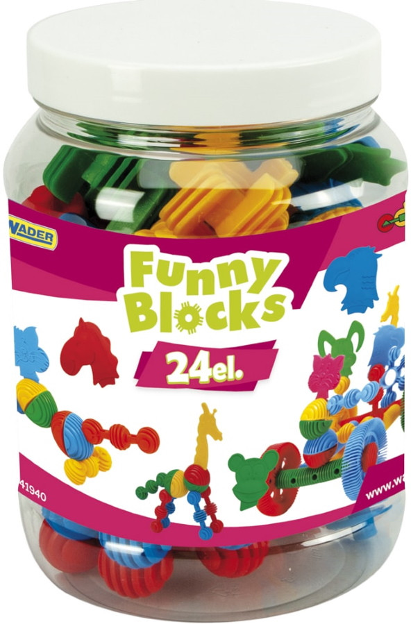 Конструктор Wader Funny Blocks 41940