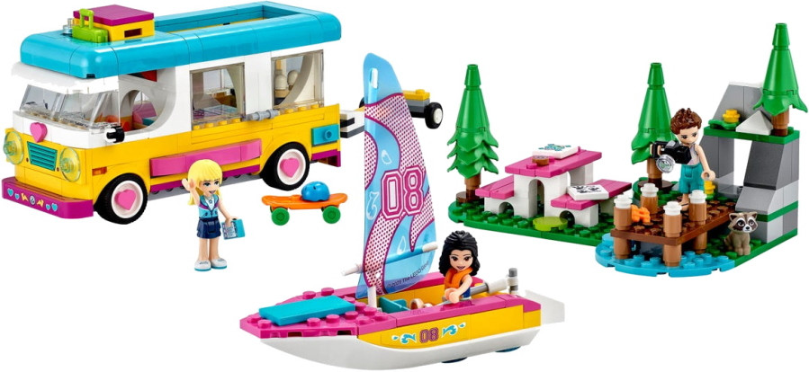 Конструктор Lego Forest Camper Van and Sailboat 41681