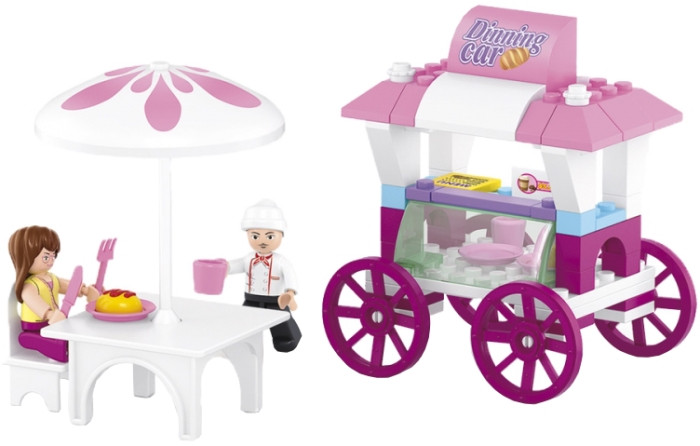 Конструктор Sluban Food Stall M38-B0522