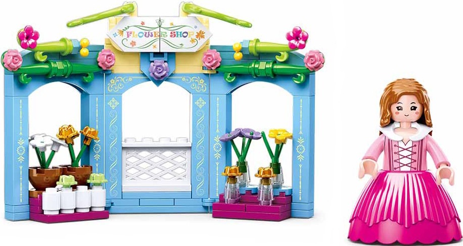 Конструктор Sluban Flower Shop M38-B0905