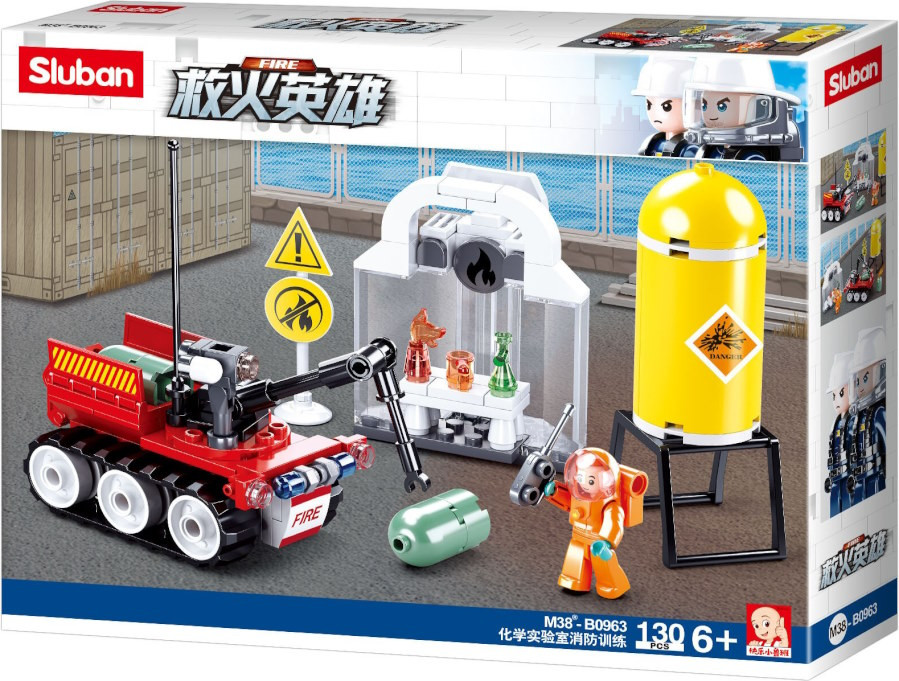 Конструктор Sluban Fire Robot Drill M38-B0963