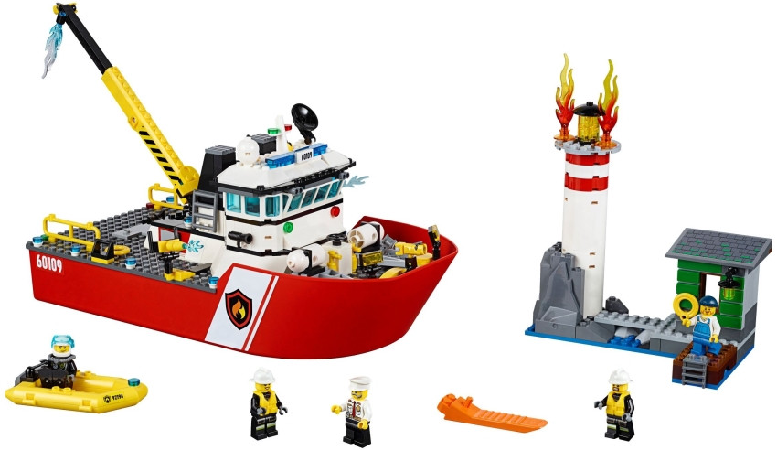 Конструктор Lego Fire Boat 60109
