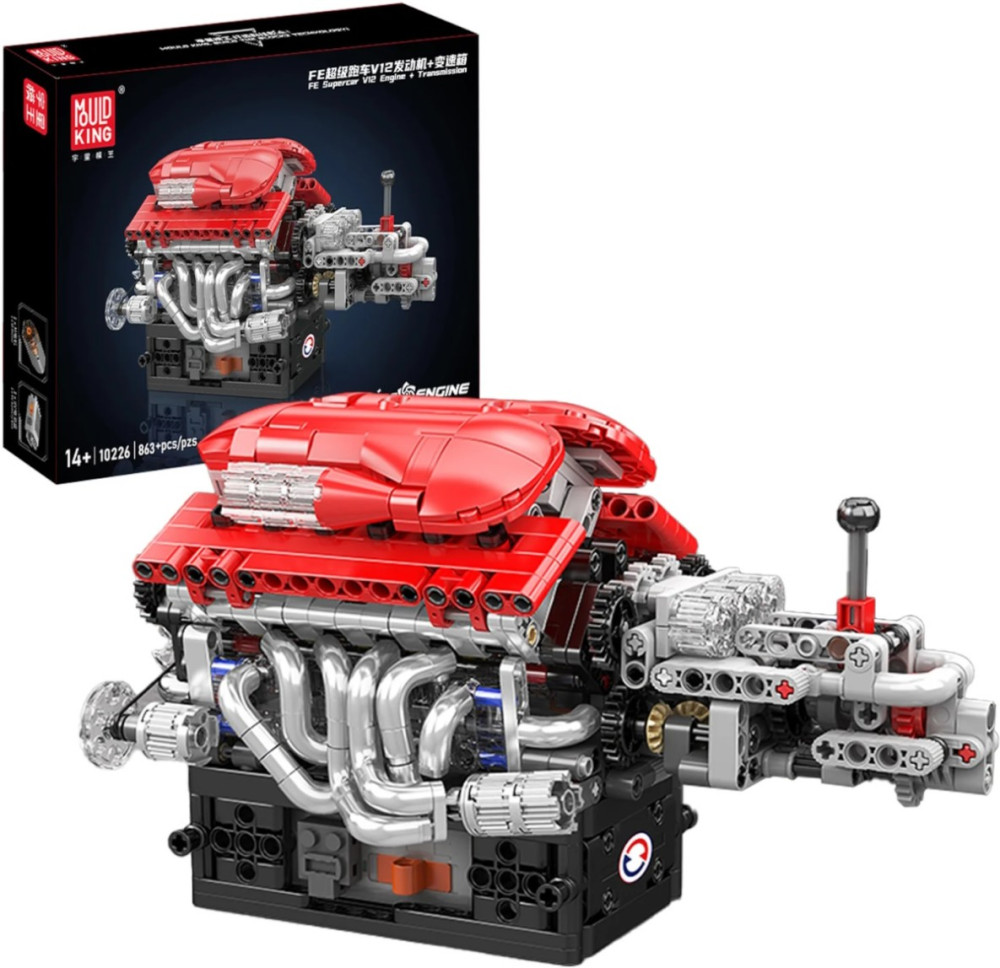 Конструктор Mould King FE Supercar V12 Engine 10226