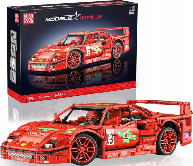 Конструктор Mould King Ferrari F40 LM 13095