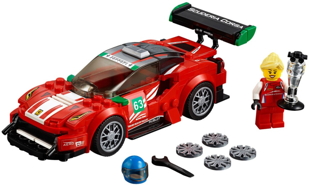 Конструктор Lego Ferrari 488 GT3 Scuderia Corsa 75886