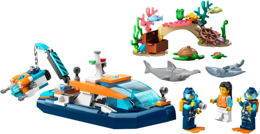 Конструктор Lego Explorer Diving Boat 60377