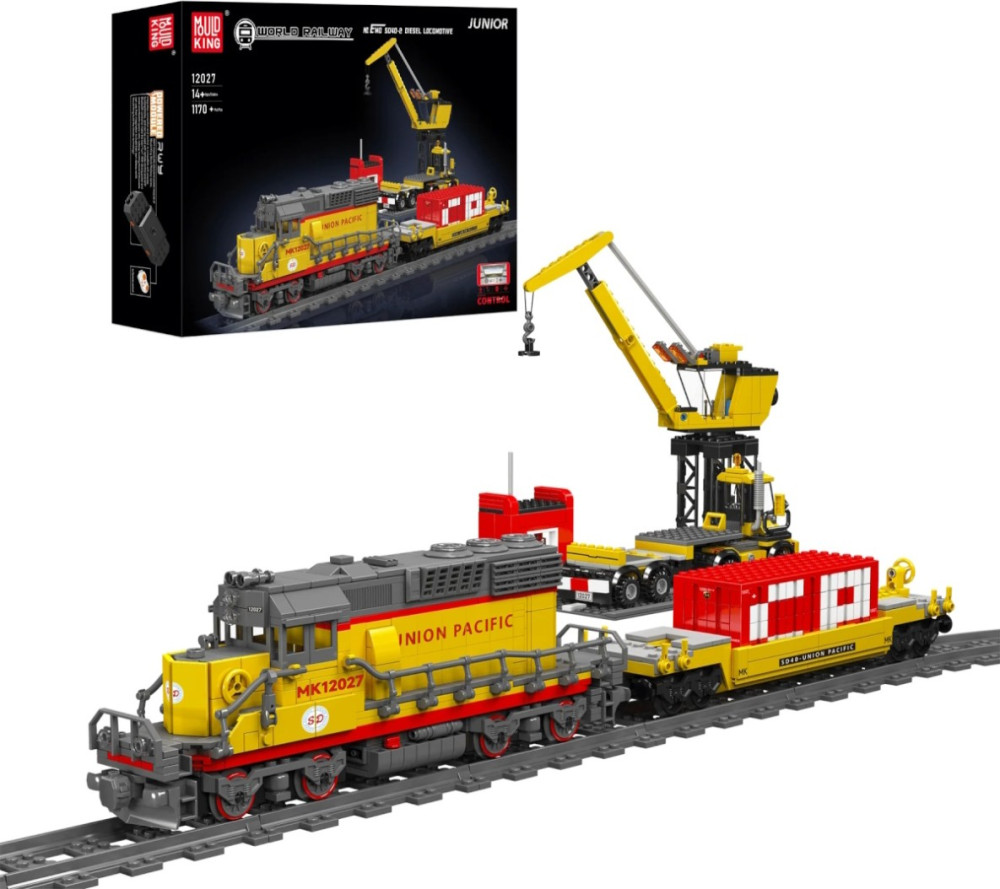 Конструктор Mould King EMD SD40-2 Diesel Locomotive 12027