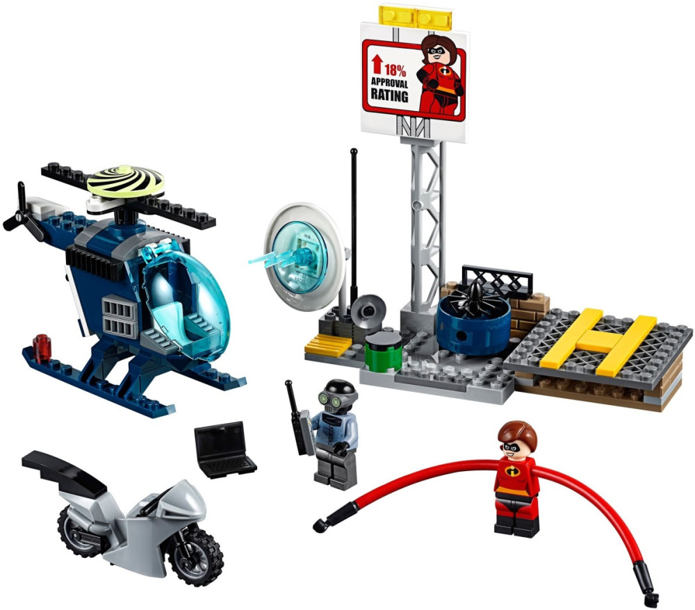 Конструктор Lego Elastigirls Rooftop Pursuit 10759