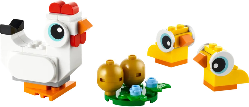 Конструктор Lego Easter Chickens 30643