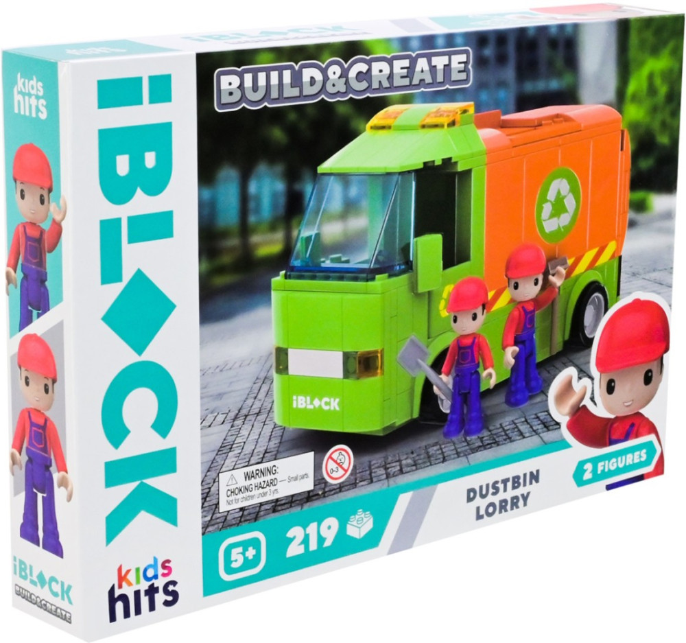 Конструктор iBlock Dustbin Lorry KH17/005/1