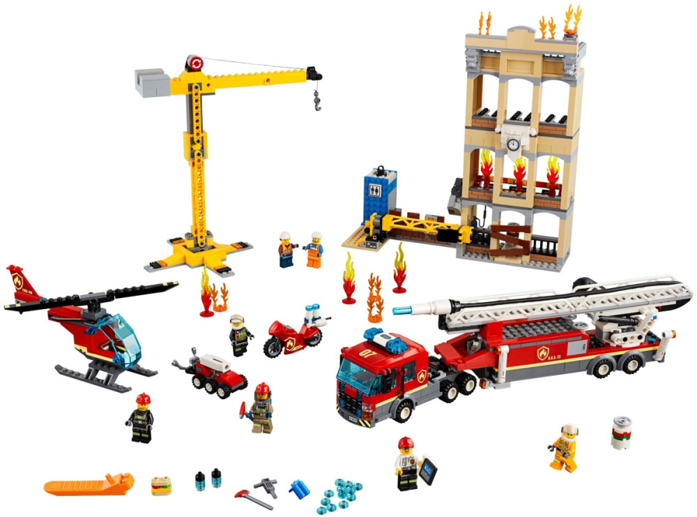 Конструктор Lego Downtown Fire Brigade 60216