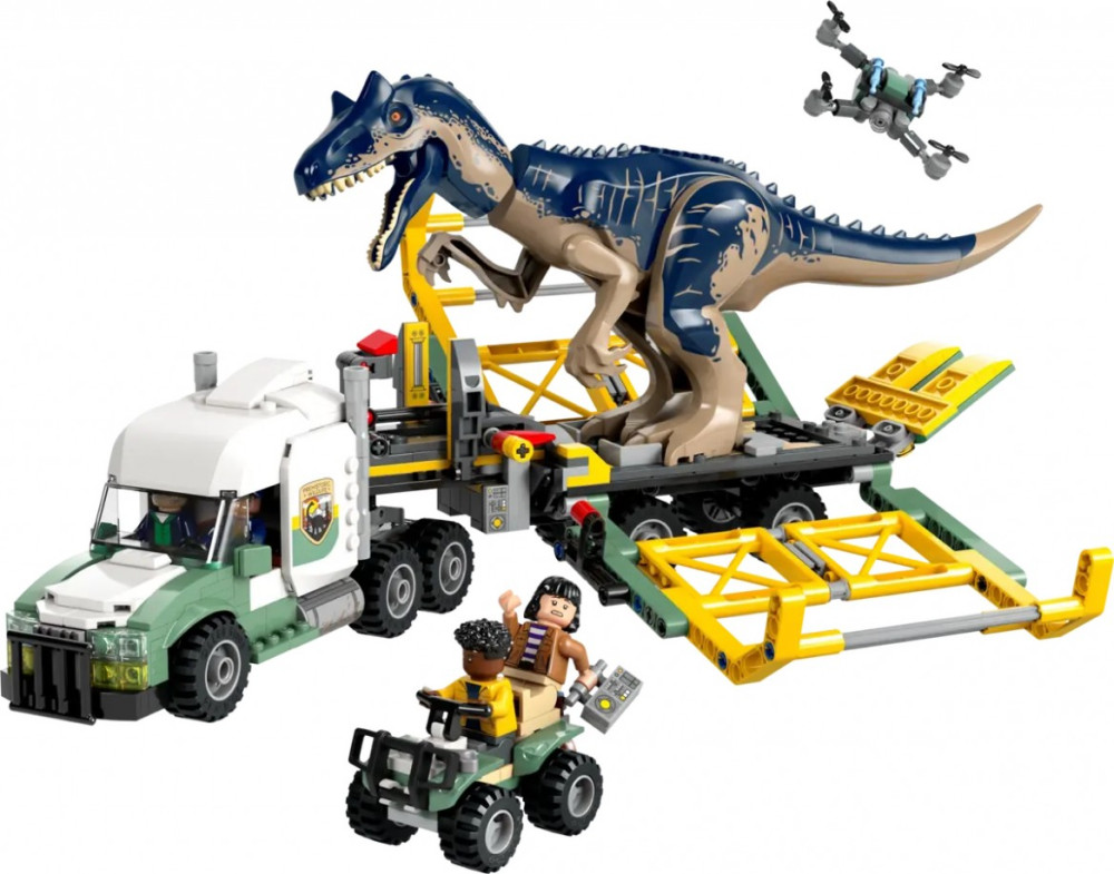 Конструктор Lego Dinosaur Missions Allosaurus Transport Truck 76966