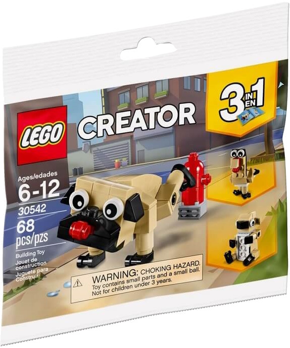Конструктор Lego Cute Pug 30542