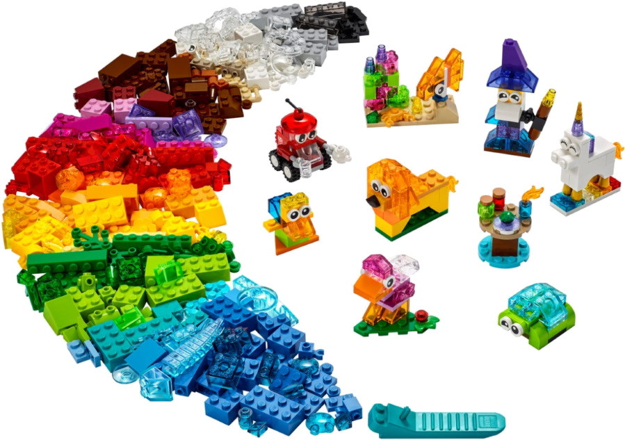 Конструктор Lego Creative Transparent Bricks 11013