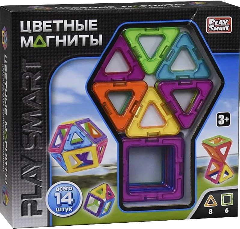 Конструктор Play Smart Colored Magnets 2425