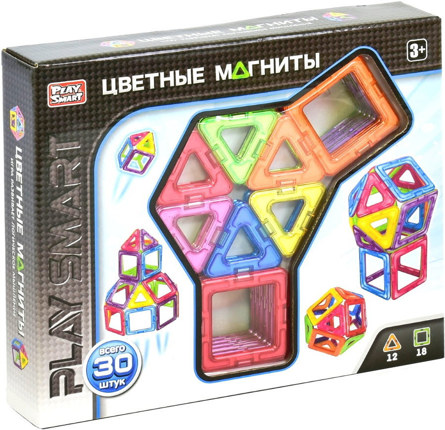 Конструктор Play Smart Colored Magnets 2427