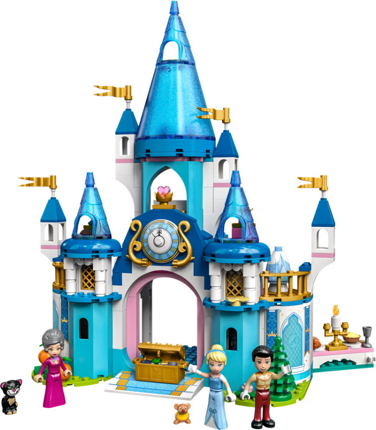 Конструктор Lego Cinderella and Prince Charmings Castle 43206