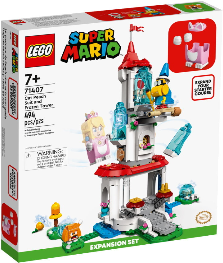 Конструктор Lego Cat Peach Suit and Frozen Tower Expansion Set 71407