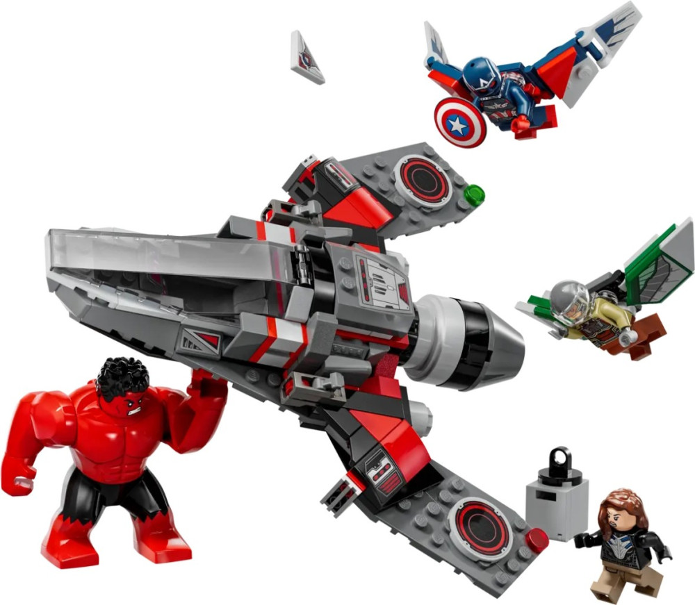 Конструктор Lego Captain America vs Red Hulk Battle 76292