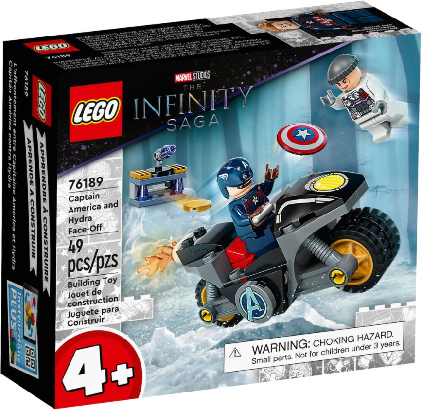 Конструктор Lego Captain America and Hydra Face-Off 76189