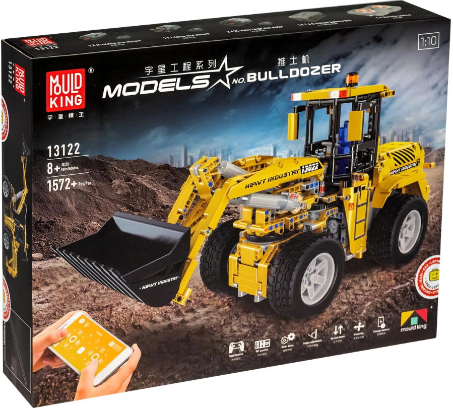 Конструктор Mould King Bulldozer Wheel Loader MK2 13122