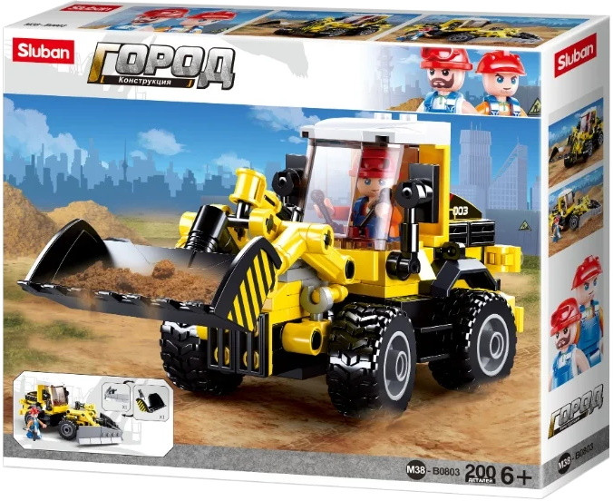 Конструктор Sluban Bulldozer M38-B0803