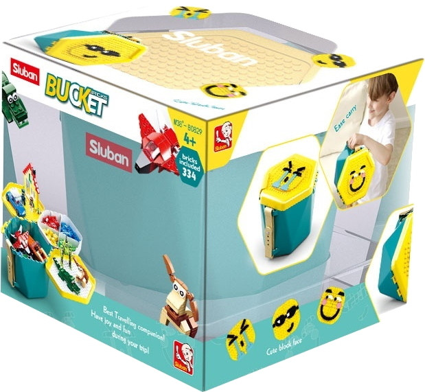 Конструктор Sluban Bucket Bricks Green M38-B0829