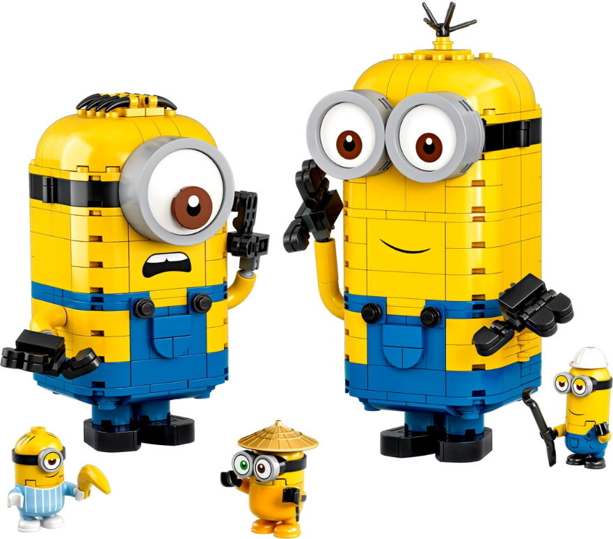 Конструктор Lego Brick-built Minions and their Lair 75551
