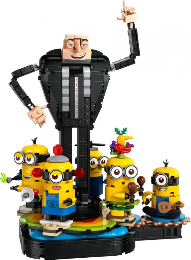 Конструктор Lego Brick Built Gru and Minions 75582